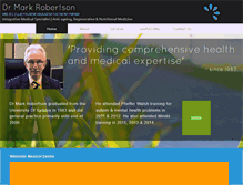 Tablet Screenshot of drmarkrobertson.com.au